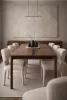 King Home Apulia Szék Szett Poliszter Bézs Szoborszerű Design