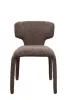 King Home Apulia Szék Szett Poliszter Barna / Taupe Strukturált Kárpit 6 Darabos