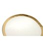 KARE Bell Porcelán Tányér 38 cm Fehér-Arany