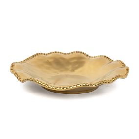 KARE Bell Gold Porcelán Dísztányér 36 cm Arany