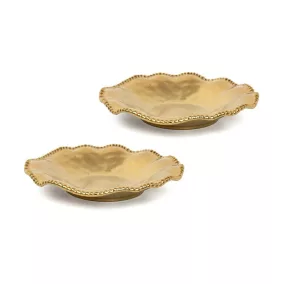 KARE Bell Gold Porcelán Dísztányér 36 cm Arany