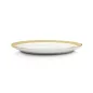 KARE Bell Porcelán Tányér Fehér-Arany 26 cm