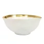   Kare Design Bell Tálkaszett 15 cm Porcelán Fehér-Arany 4 db