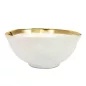 KARE Bell Porcelán Tál Fehér-Arany 15cm