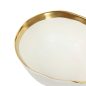 KARE Bell Porcelán Tál Fehér-Arany 15cm