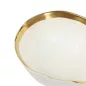 KARE Bell Porcelán Tál Fehér-Arany 15cm