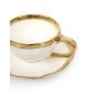 KARE Bell Porcelán Teáscsésze Fehér-Arany