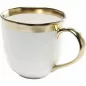   Kare Design Bell Bögre Szett Porcelán Fehér-Arany 4 darabos