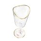  Kare Design Hommage Kézműves Üveg Borospohár Arany Szegéllyel
