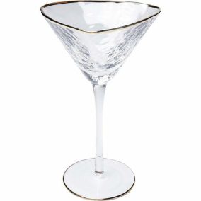 KARE Hommage Martini Kristálypohár Arany Szegéllyel 240ml