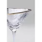 KARE Hommage Martini Kristálypohár Arany Szegéllyel 240ml