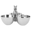 Kare Design Bunny Tre Alumínium Előételes Tál Nyuszi Díszítéssel