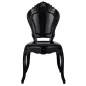 King Home KING Glamour Polikarbonát Szék Fekete