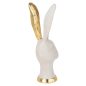 Kare Design Bunny Gold Fehér-Arany Nyúl Dekorációs Szobor