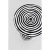 KARE Design Domero Swirl Hipnotikus Mintás Kisasztal Arany