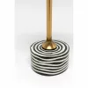 KARE Design Domero Swirl Hipnotikus Mintás Kisasztal Arany