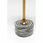 KARE Design Domero Swirl Hipnotikus Mintás Kisasztal Arany
