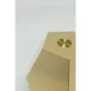 KARE Ricchezza Geometrikus Dohányzóasztal Edzett Üveg Arany