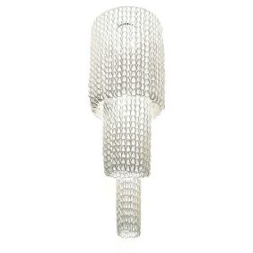 King Home CLP-S6 Üveg Függőlámpa Szénacél Vázzal