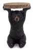 KARE BEAR asztal 53x33 cm fa / fekete