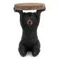 KARE BEAR asztal 53x33 cm fa / fekete