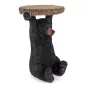 KARE BEAR asztal 53x33 cm fa / fekete