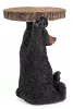 KARE BEAR asztal 53x33 cm fa / fekete