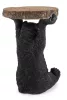 KARE BEAR asztal 53x33 cm fa / fekete