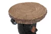 KARE BEAR asztal 53x33 cm fa / fekete