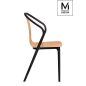 Modesto Design Vincent Szék Rétegelt Fa Természetes Matt Fekete