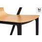 Modesto Design Vincent Szék Rétegelt Fa Természetes Matt Fekete