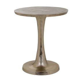 Richmond Ledger Antik Alumínium Kisasztal Arany 44,5