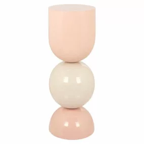 Richmond Alva Modern Fém Díszoszlop Rózsaszín-Fehér