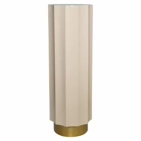 Richmond Isabelle 90 Geometrikus Fém Díszasztal Bézs