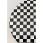 KARE Domero Chess 25 Sakkmintás Kisasztal Fekete-Fehér