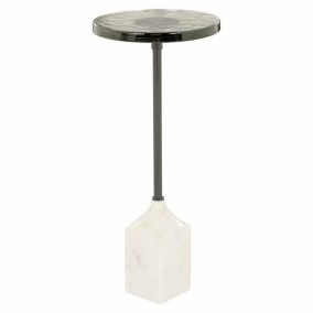 Richmond Aurora 27 Márvány Üveg Kisasztal Fekete