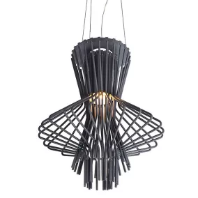 KING HOME STRAW Szürke Acél Függőlámpa Ipari Dizájn