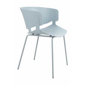 King Home Garret Polipropilén Szék Világosszürke Modern