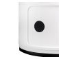 King Home Combi 3 Tárolószekrény ABS Fehér Fényes