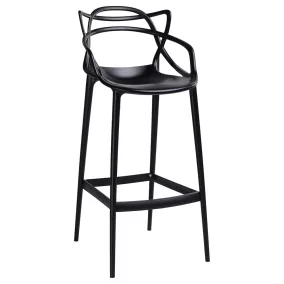 King Home HILO Premium 75 Bárszék Polipropilén Fekete
