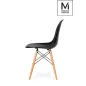 Modesto Design DSW Szék Szett Fekete Bükk Alappal (4 db)