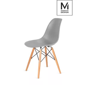 Modesto Design DSW Műanyag Szék Szürke Bükkfa