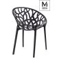 Modesto Design Koral Polipropilén Szék Fekete Mintás
