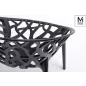 Modesto Design Koral Polipropilén Szék Fekete Mintás