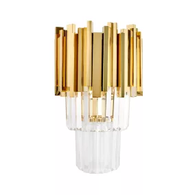 King Home Imperial Kristály Fali Lámpa Arany