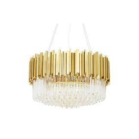 King Home Imperial Gold 60 Kristály Csillár Arany