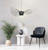 King Home Capello 140 Függőlámpa Műanyag Fekete Kalap Design