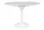 King Home Tulip Marble 120 Carrara étkezőasztal márvány fehér