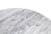 King Home Tulip Marble 120 Carrara étkezőasztal márvány fehér