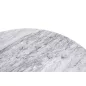   King Home Tulip Marble 90 Kerek Étkezőasztal Carrara Márvány Fehér